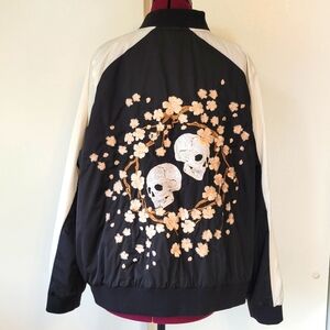 TORRID embroidered baseball jacket